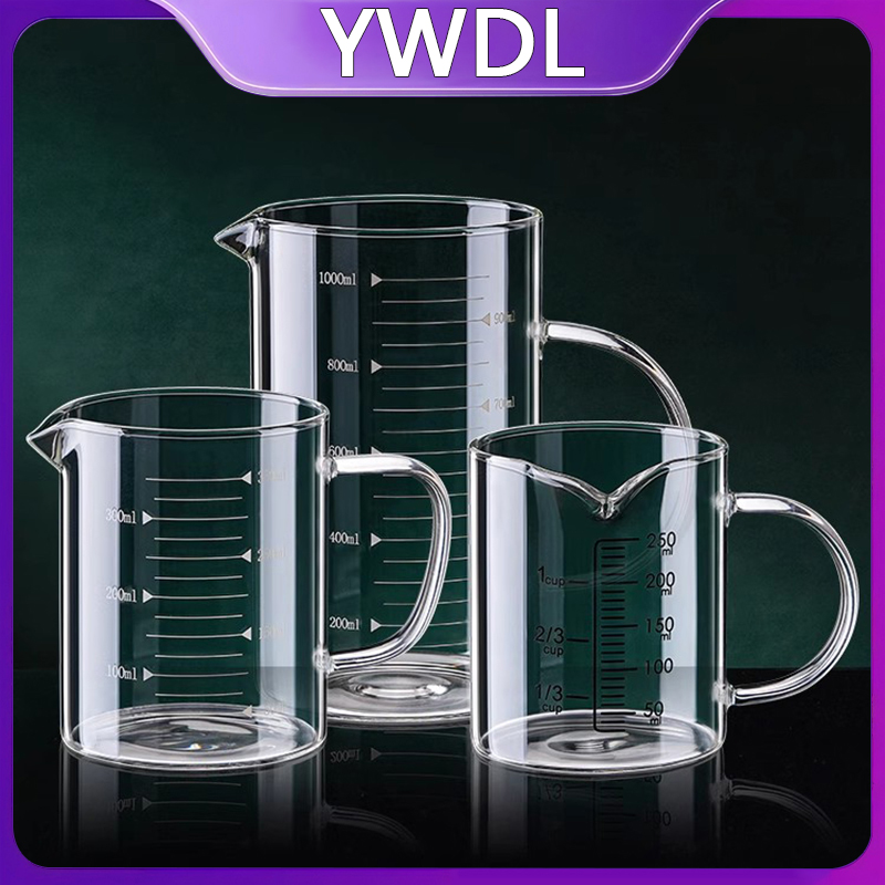 Candle Making Jug - YWDL 1/2 szt. Szklany kubek z