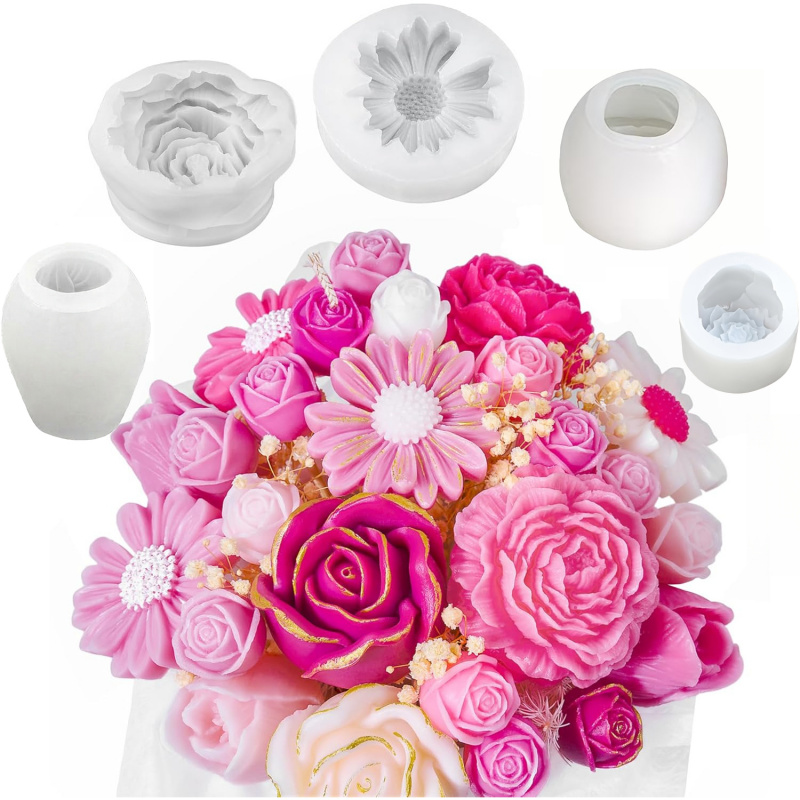 Candle Making Ingredients - Zestaw 5 form do świec w