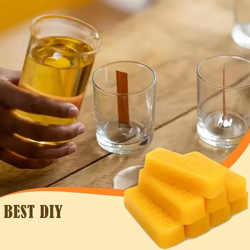 Candle Making With Beeswax - 4/8 szt. Bloków z czystego wosku