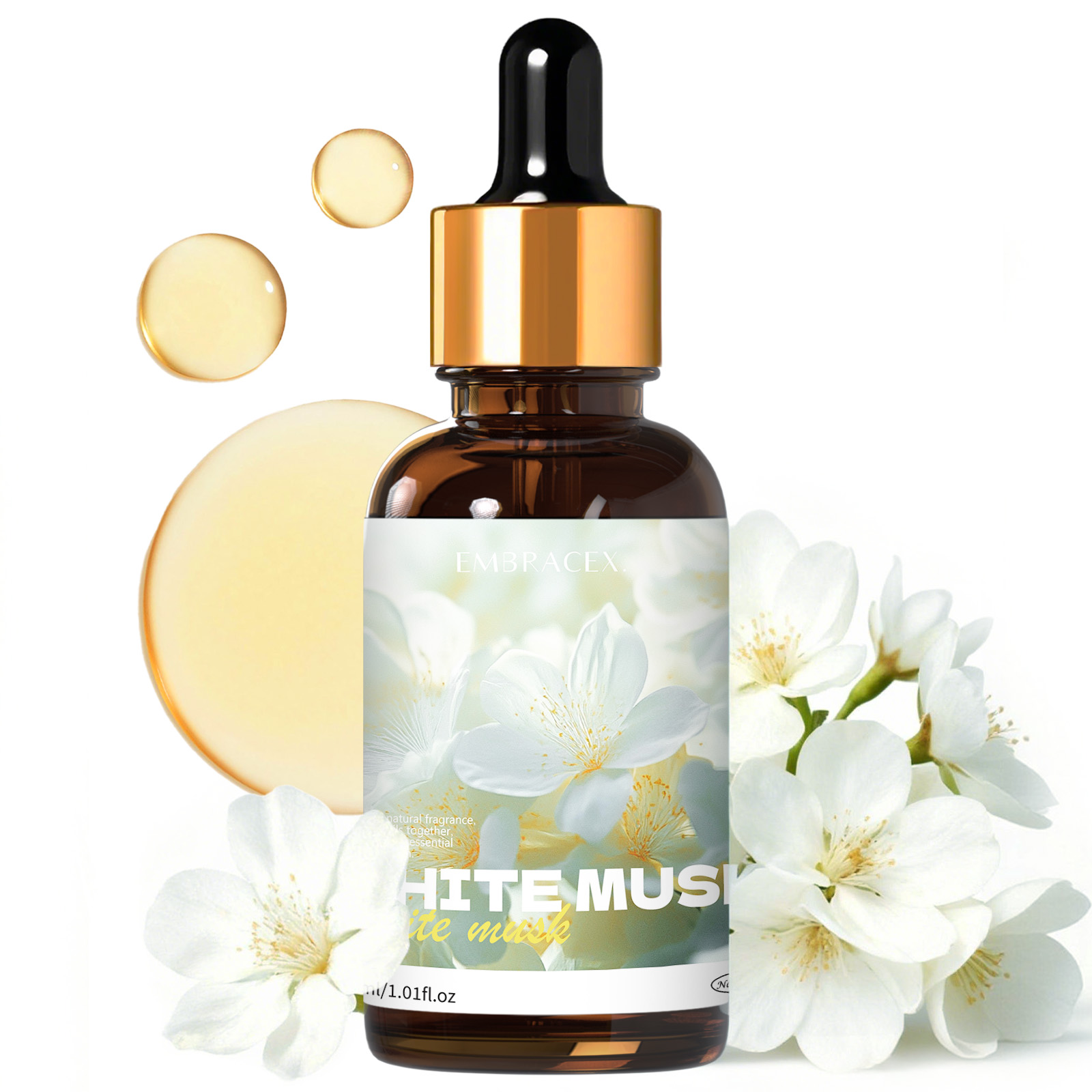 Candle Making Fragrance Oils - 30ml Olejek Eteryczny Biały Piżmo, Akcesoria