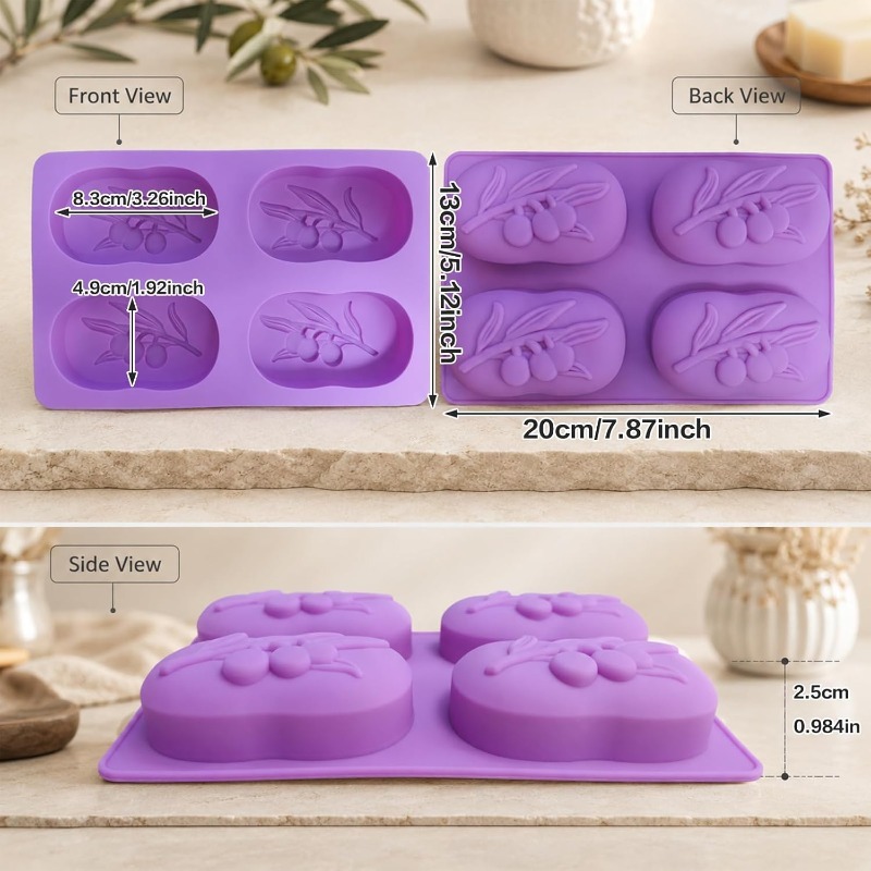 Forma silikonowa Gałązka Oliwk – Candle Making Bath recenzja i cena